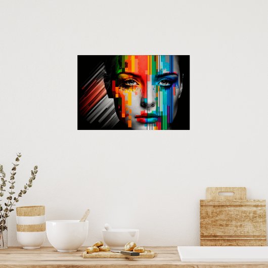 De kleur van de regen poster (Keuken)