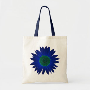 De kleur van de zonnebloemen Canvas tas - blauw