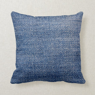 De kleur van Denim Pillow Kussen