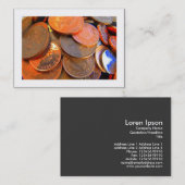 De kleur van geld (omrand) visitekaartje (Voorkant / Achterkant)