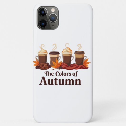 De kleur van herfst Pumpkin Spice Coffee Fall Case-Mate iPhone Case (Achterkant)