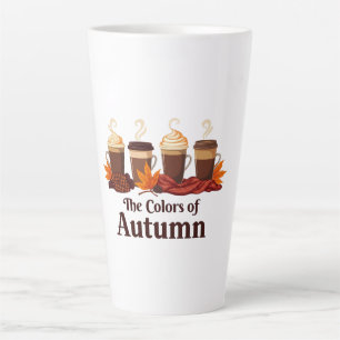 De kleur van herfst Pumpkin Spice Koffie Herfst Latte Mok