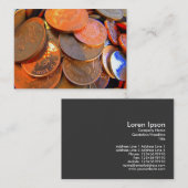 De kleur van het geld visitekaartje (Voorkant / Achterkant)