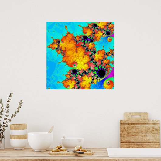 De kleur van het leven poster (Keuken)