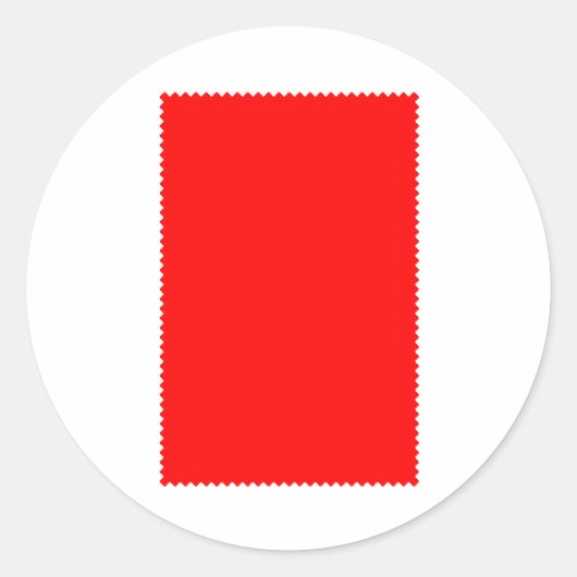 De kleur van het monster de MUSEUM Zazzle geeft Sj Ronde Sticker (Voorkant)