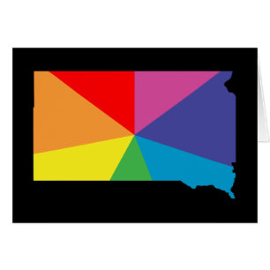 de kleur van het zuiddakota barst