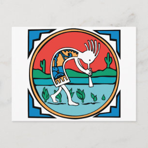 De Kleur van Kokopelli Briefkaart