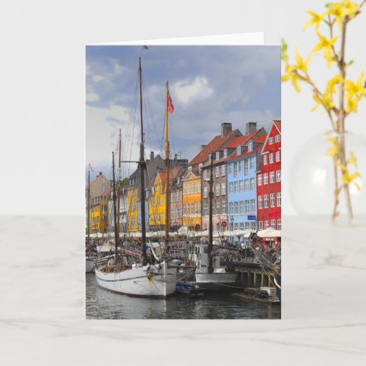 De Kleur van Kopenhagen Kaart (Gele Bloem)