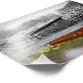 De kleur van reflectie afdrukken foto afdruk (Hoek)