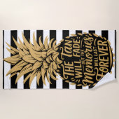 De kleur zal verdwijnen, maar de herinneringen zul strandlaken (Voorkant)