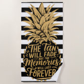 De kleur zal verdwijnen, maar de herinneringen zul strandlaken (Voorkant)