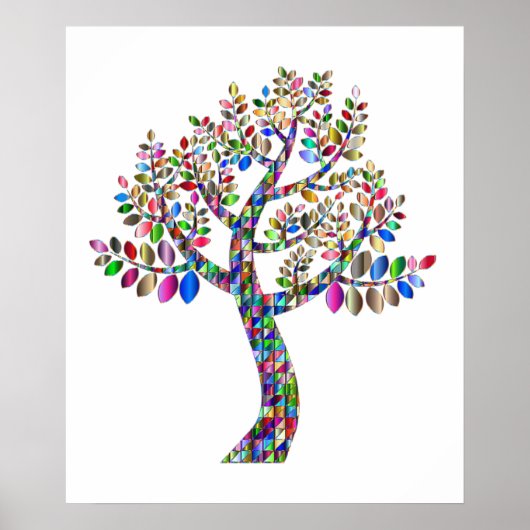 De Kleurboom Poster (Voorkant)