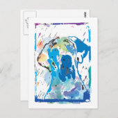 De kleuren Dane Briefkaart (Voorkant / Achterkant)