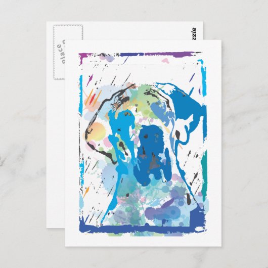 De kleuren Dane Briefkaart (Voorkant / Achterkant)