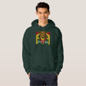 De Kleuren Hoodie van Hakuna Matata Jamaïca Rasta (Voorkant volledig)