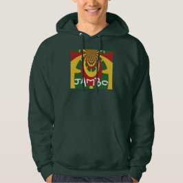 De Kleuren Hoodie van Hakuna Matata Jamaïca Rasta