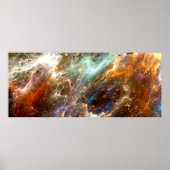 De kleuren in de reeks, Fancy verf. Achtergrond Poster (Voorkant)