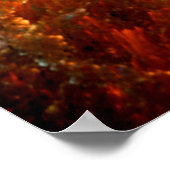 De kleuren in de reeks, Fancy verf. Achtergrond Poster (Hoek)