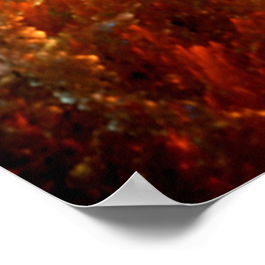 De kleuren in de reeks, Fancy verf. Achtergrond Poster (Hoek)