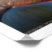 De kleuren in het haar poster (Hoek)