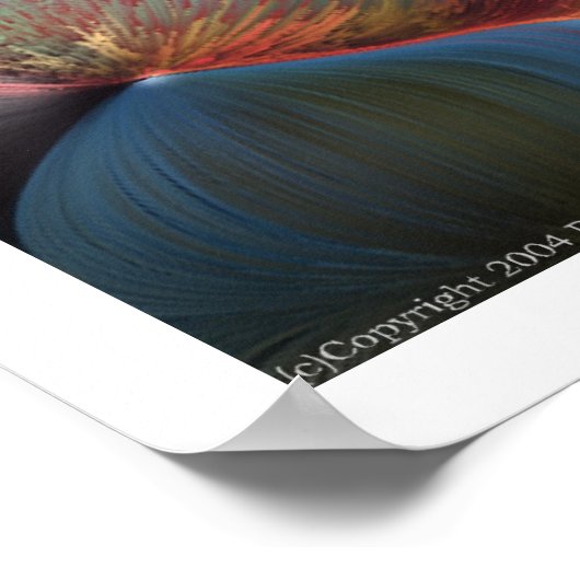 De kleuren in het haar poster (Hoek)