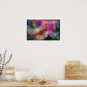 De kleuren in het haar poster (Keuken)