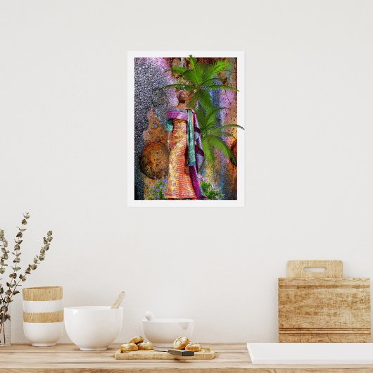 De kleuren in mijn wereld poster (Keuken)