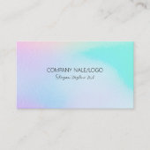 De kleuren mengen moderne achtergrond visitekaartje (Voorkant)