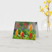 De Kleuren Notecard van de zon Kaart (Gele Bloem)