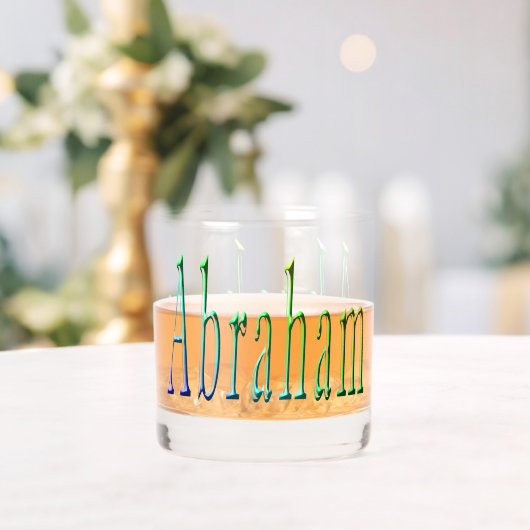 De kleuren van Abraham: een reis in groen, blauw, Whisky Glas (Insitu (Huwelijk))