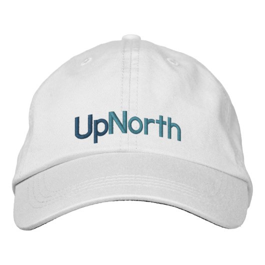 De kleuren van Blue Yooper Up North Geborduurde Pet (Voorkant)