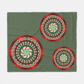 De kleuren van Christmas Fleece Deken (Voorkant (Horizontaal))