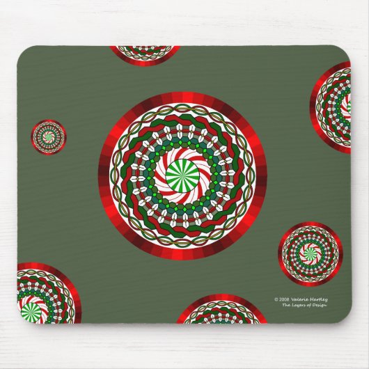 De kleuren van Christmas Mousepad Muismat (Voorkant)