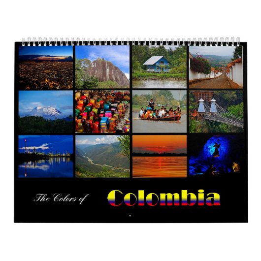 De kleuren van Colombia Agenda 2013 Kalender (Hoes)
