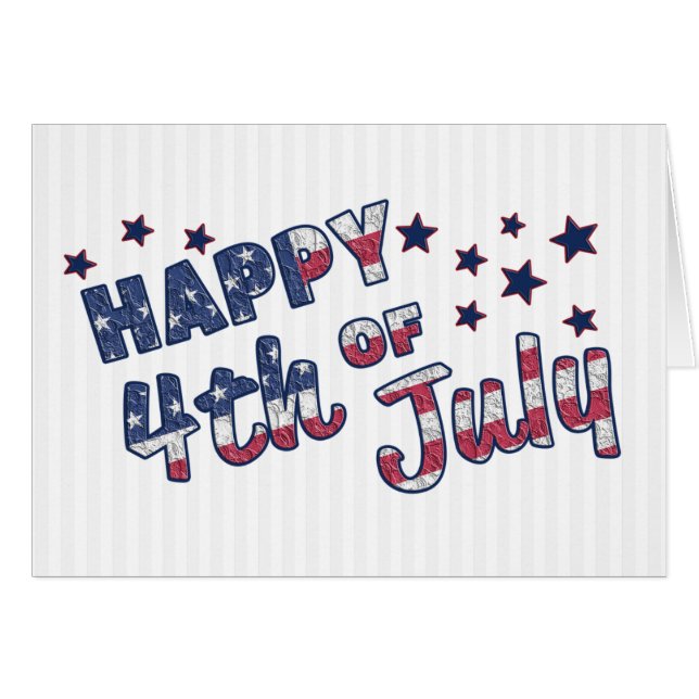 De kleuren van de Amerikaanse vlag en sterren (Voorkant Horizontaal)