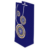 De kleuren van de cadeautas van nieuwe jaren (Achterkant Gekanteld)