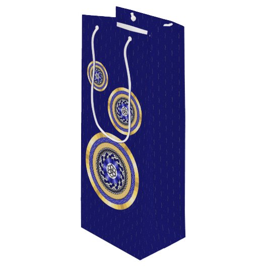 De kleuren van de cadeautas van nieuwe jaren (Voorkant Gekanteld)