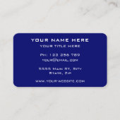 De kleuren van de douane doopvont Uw Eigen Visitek Visitekaartje (Voorkant)