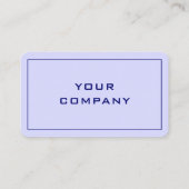 De kleuren van de douane doopvont Uw Eigen Visitek Visitekaartje (Achterkant)