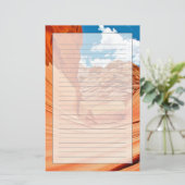 De kleuren van de golf briefpapier (Staand voorkant)