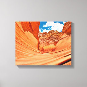 De kleuren van de golf canvas afdruk