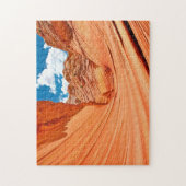 De kleuren van de golf legpuzzel (Verticaal)