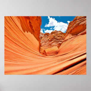 De kleuren van de golf poster