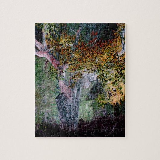 De kleuren van de Herfst.... Legpuzzel (Verticaal)