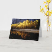 De Kleuren van de Herfst van Yosemite Kaart (Gele Bloem)