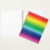 De kleuren van de homo's van de Pride regenboog zi Planner (Display)
