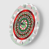 De kleuren van de kerstklok grote klok (Hoek)