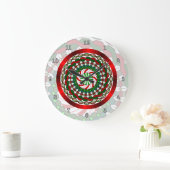 De kleuren van de kerstklok grote klok (Huis)