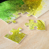 De kleuren van de Liefde zijn een Pitbull Legpuzzel (Zijkant)