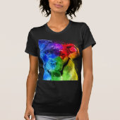 De kleuren van de Liefde zijn een Pitbull T-shirt (Voorkant)